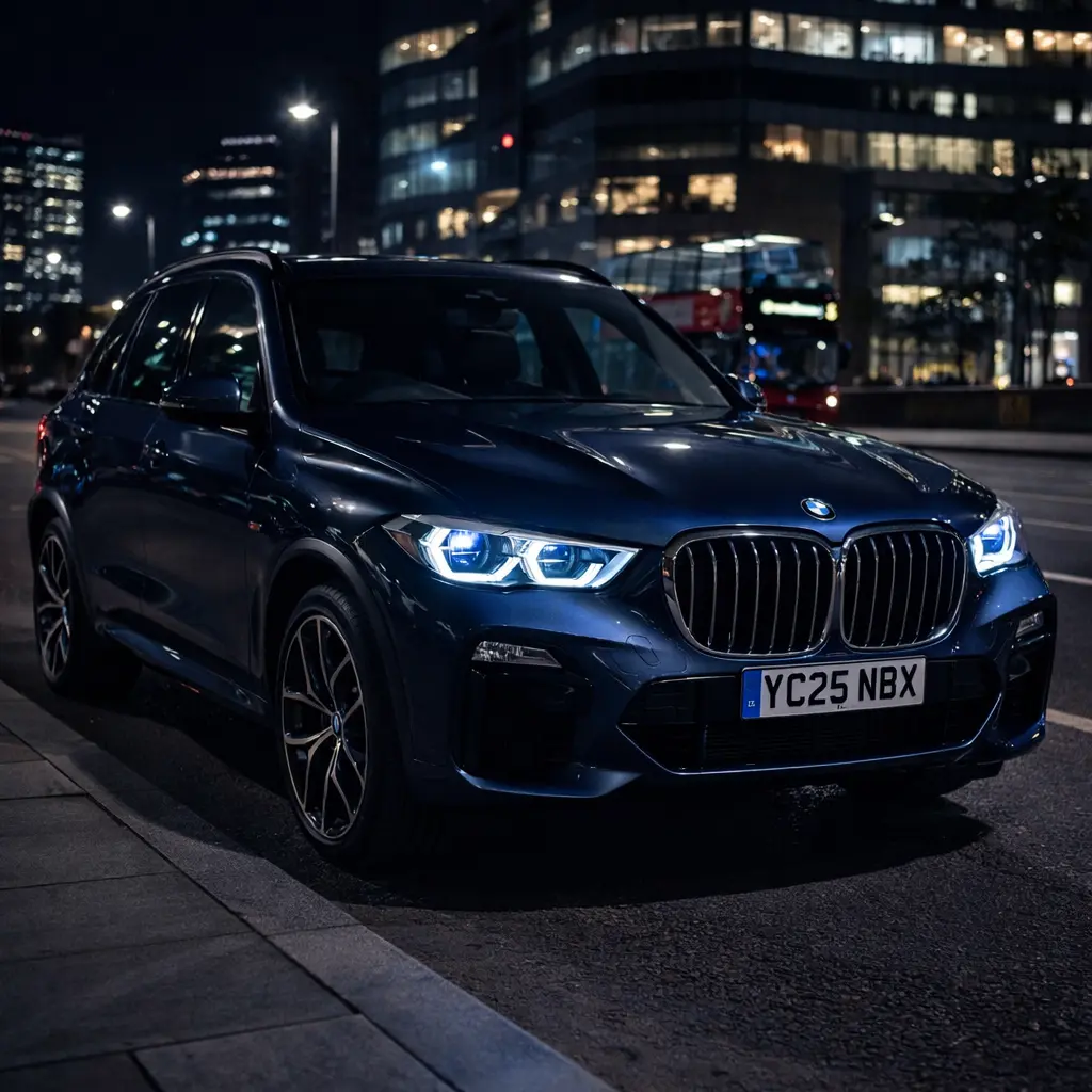 BMW-X5-at-night